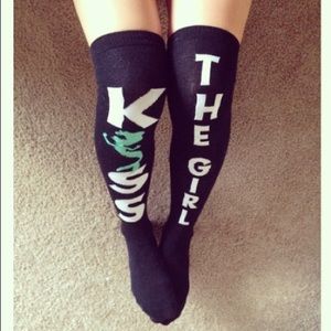Little Mermaid Thigh High Socks